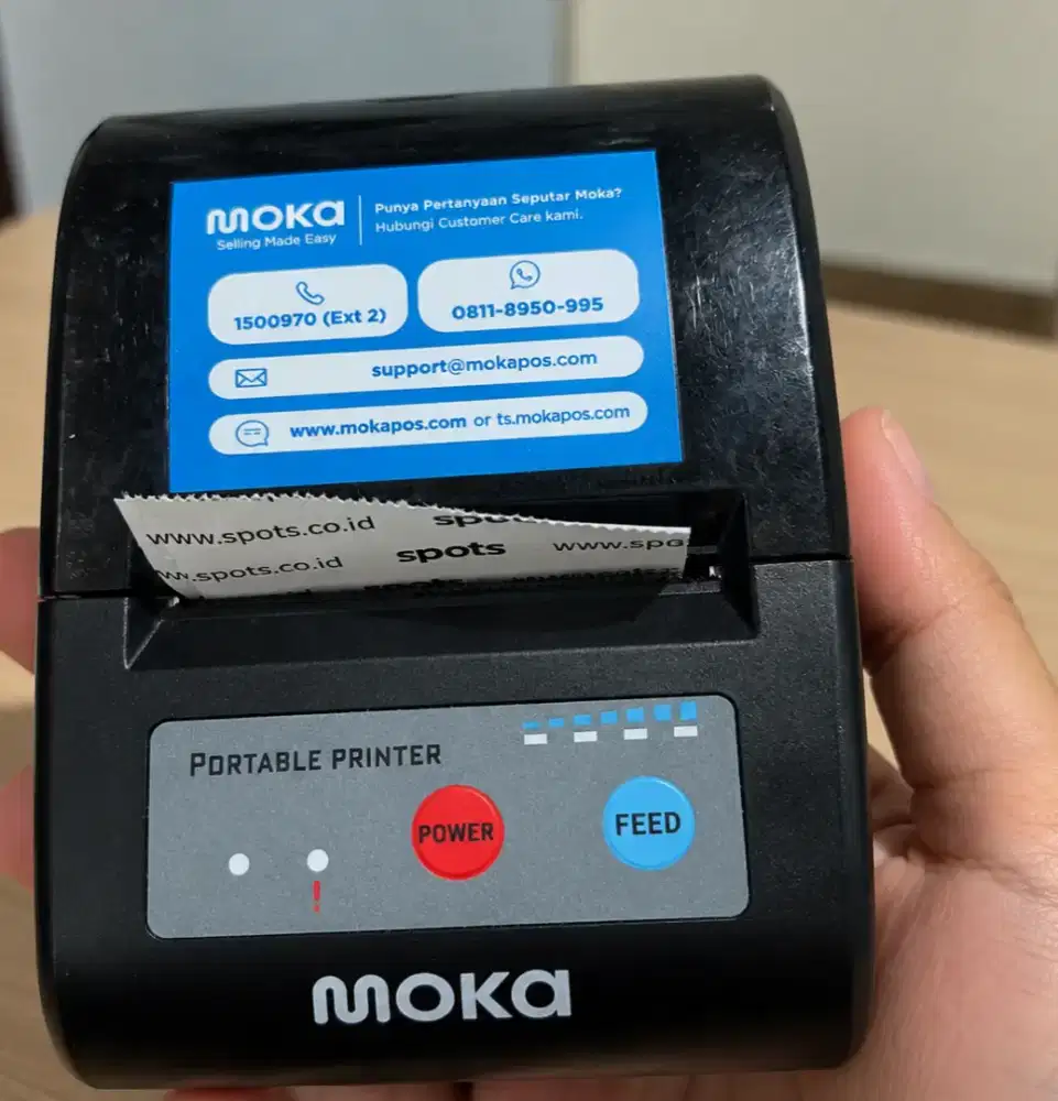 Moka Portable Bluetooth Printer Second