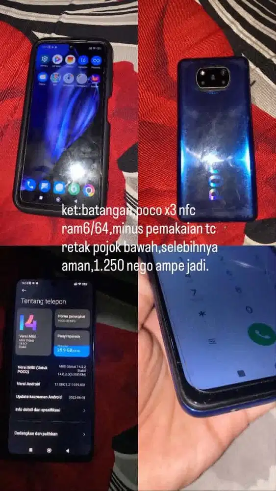jual hp poco X3 NFC