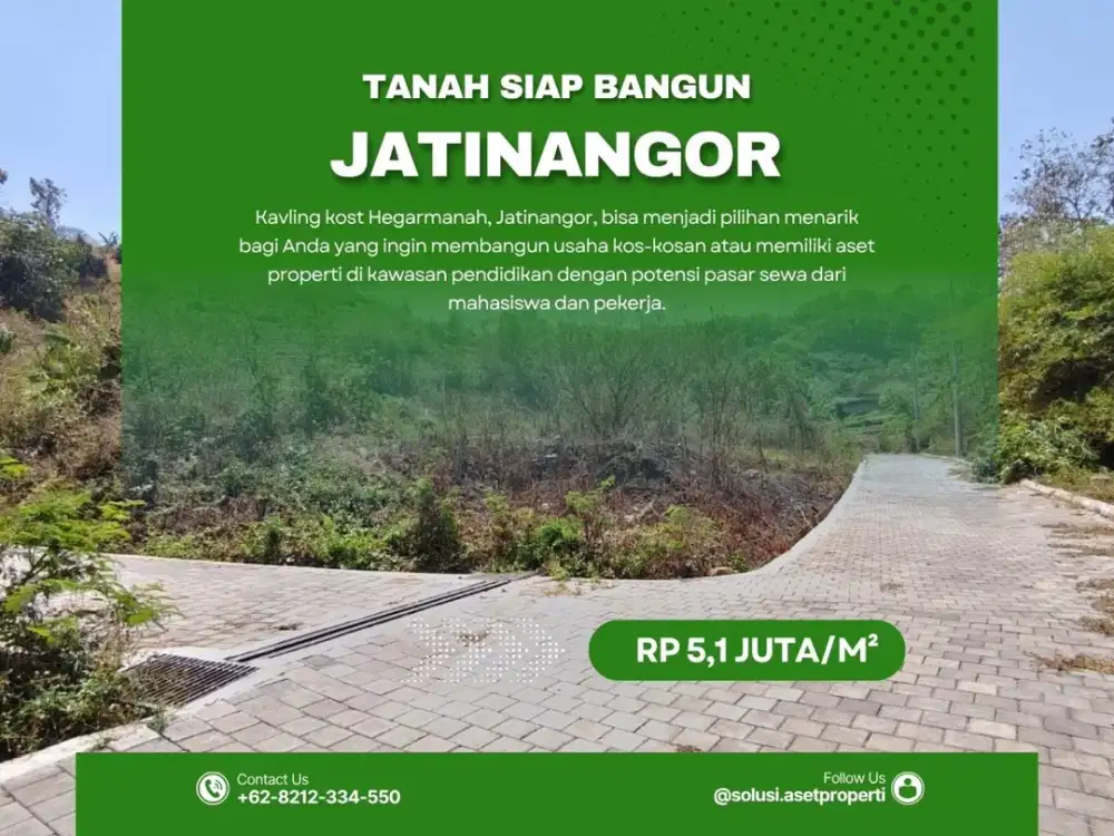 Kapan Lagi Miliki Kapling176 m2 dekat UNPAD Jatinangor Legalitas Aman