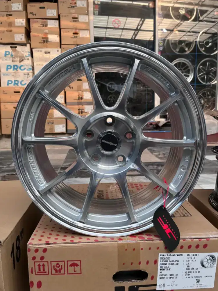 Wedssport tc105x ring 17x8 pcd 5x114,3 ET 38 full polish