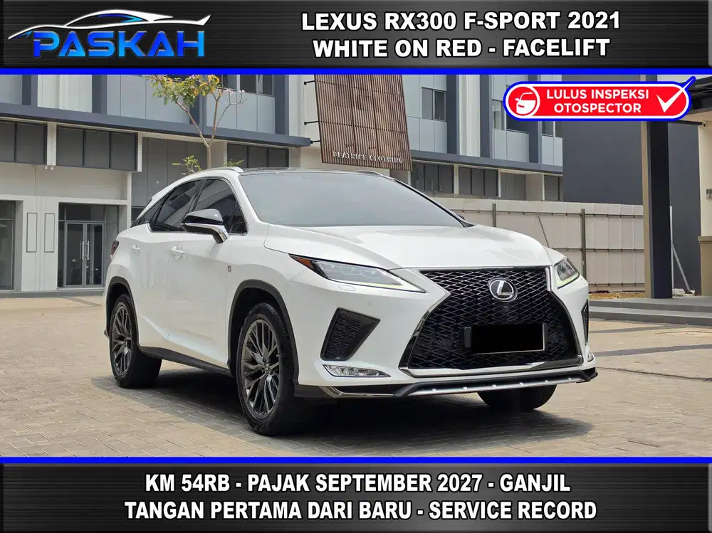 BUNGA 4% PAJAK 1 TAHUN GANJIL LEXUS RX300 F SPORT 2021 RX 300 SPORT 21