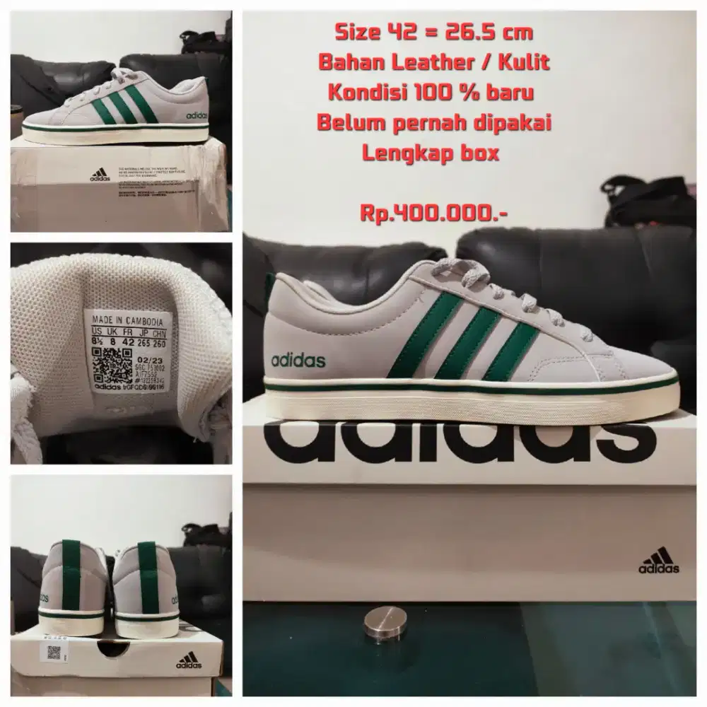 Adidas Vs Pace Grey
