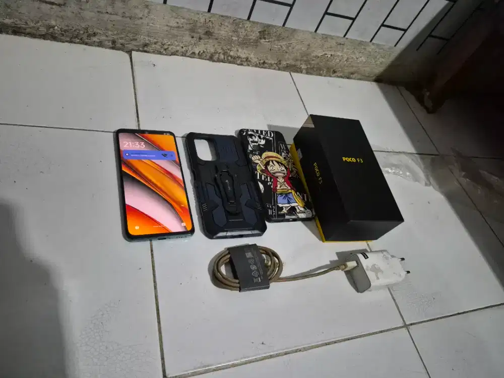 Poco f3 8/256 gb warna biru