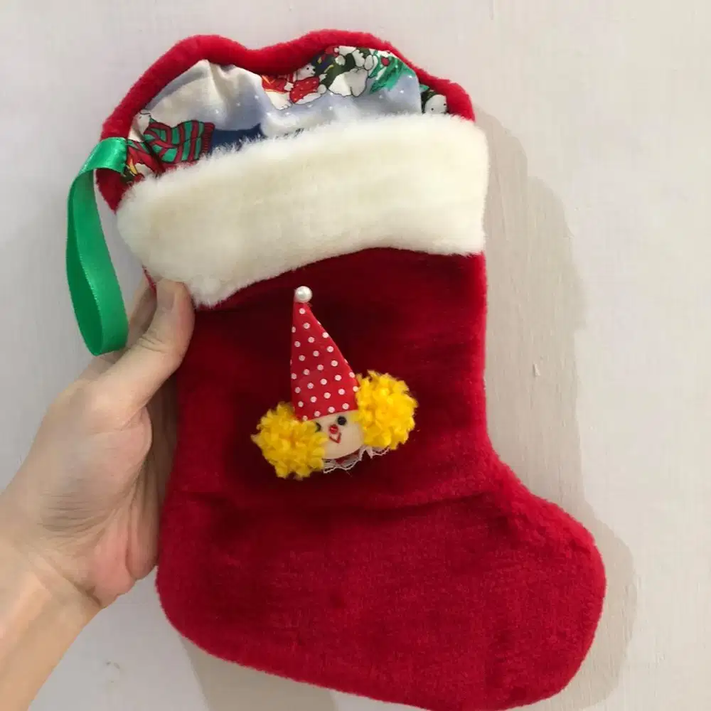 Dekorasi Kaos Kaki Natal,Christmas Stocking. Imported AUSTRALI