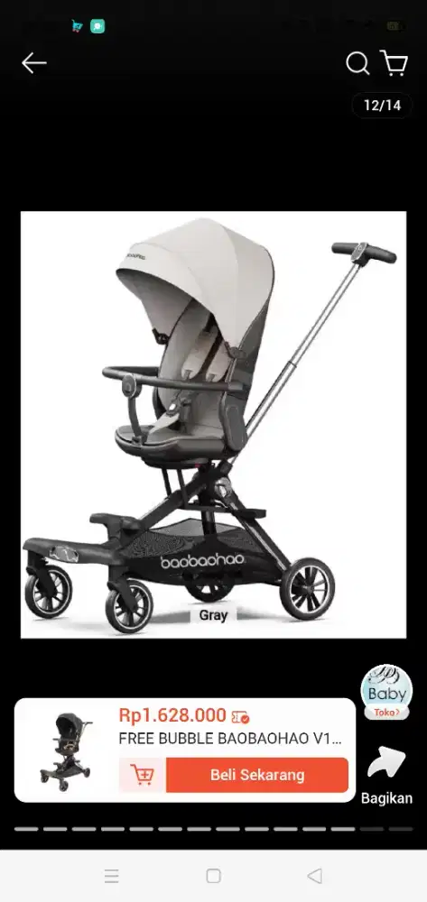 Dijual STROLLER Bayi preloved masih mulus !!