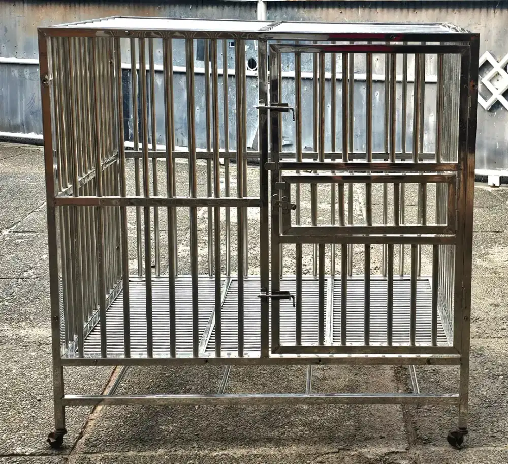 Jual kandang bekas, bahan stainless