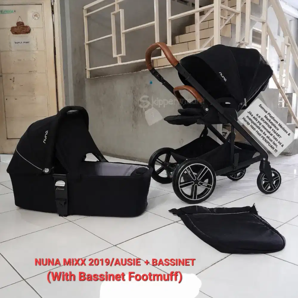Stroller Stroler NUNA MIXX AUSIE / MIXX 2019 with BASSINET CARRYCOT