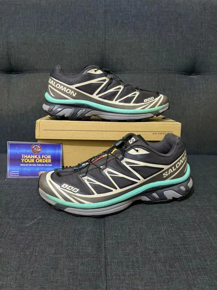 Sepatu Salomon XT-6 Nine Iron/Quicksilver Tosca Size 44 2/3 Second Ori