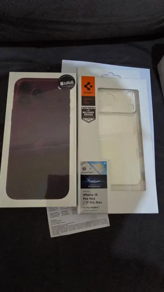 Iphone 18 Pro max 512GB Burgundy new Resmi