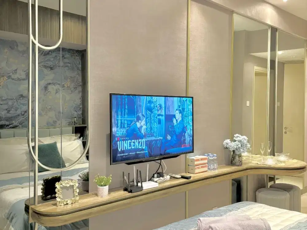 Sewa Harian Apart Benson Studio Tembus Pakuwon mall Lantai 8 Hanya 400K