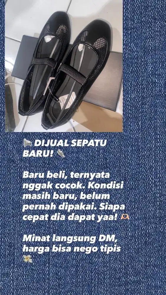 DIJUAL SEPATU BARU BELI