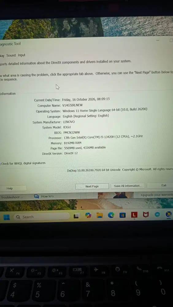 LENOVO V14 G5 - Intel i5 Core Gen 13 RAM DDR5