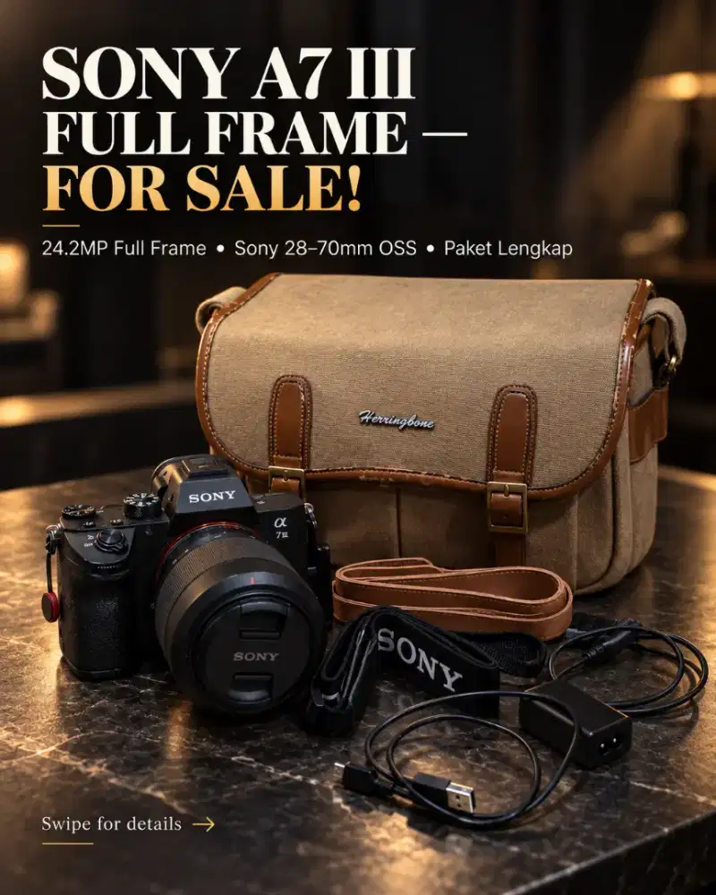 Sony A7 III Full Frame + FE 28–70mm OSS Kit Lens — Second