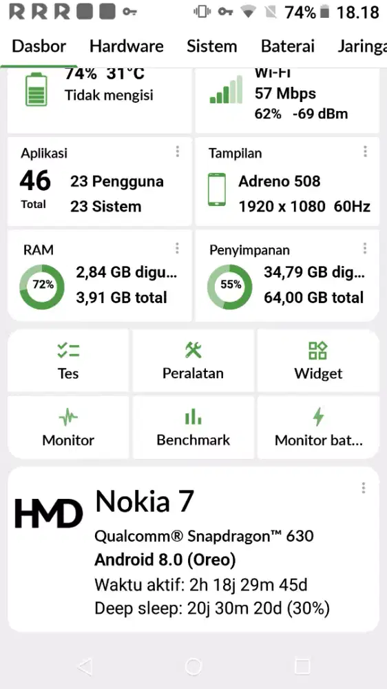 Nokia 7 ram 4/64gb