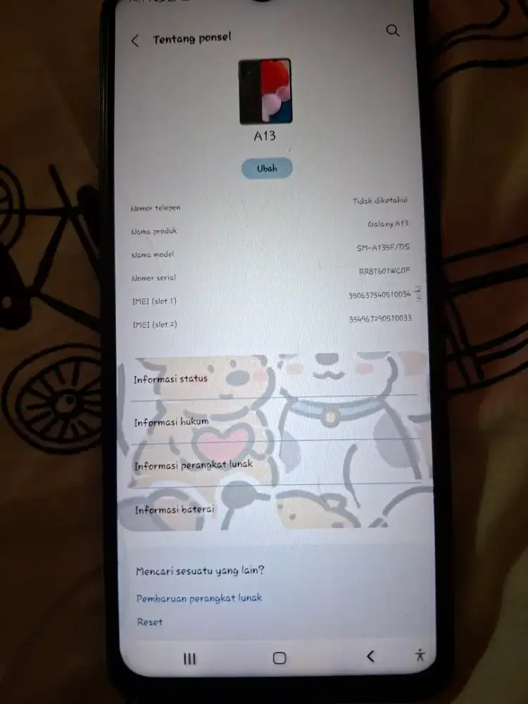 Samsung a 13 pemakaian cwe