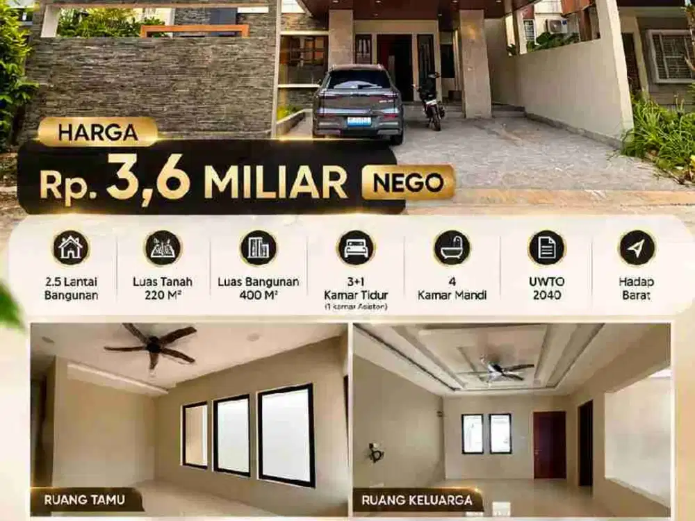 dijual rumah elit Sukajadi TGR 2, batam
