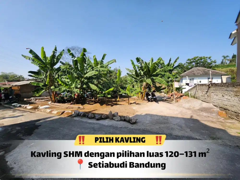 Kavling Lembah Bajuri 121 m², Legalitas SHM!