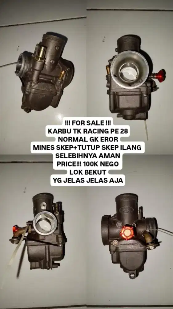 Dijual karbu tk racing pe 28 mines baca selengkapnya