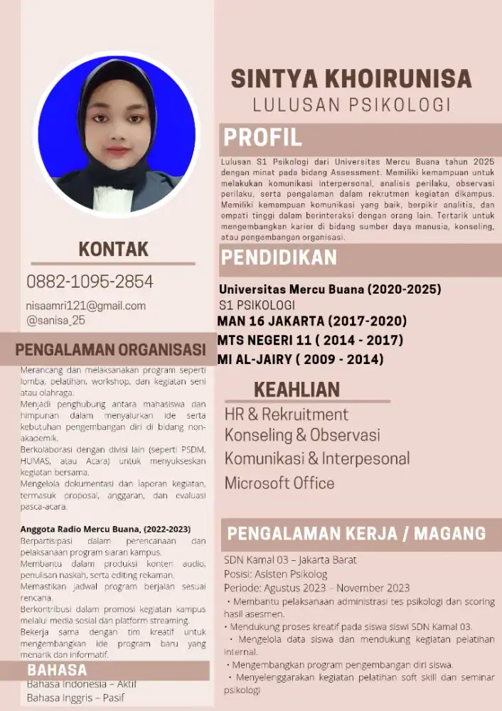 Sedang mencari pekerjaan