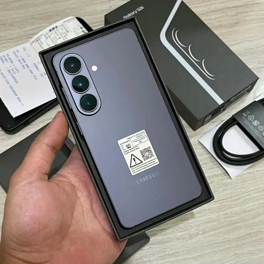 Samsung S26 5G SEIN Resmi
Pembelian Baru 1 Bulanan Di Store Resmi