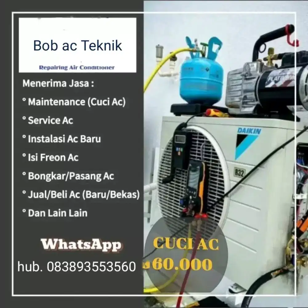 Jasa cuci ac lampung