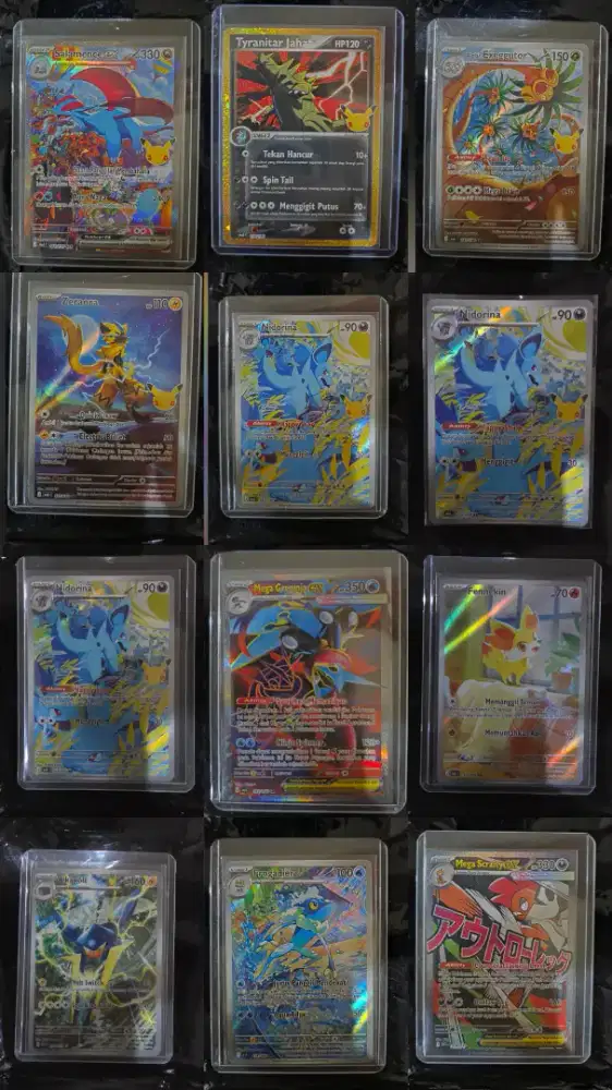 Sale all Kartu Pokemon SAR, AR & RR - English, Jepang & Indonesia 40pc
