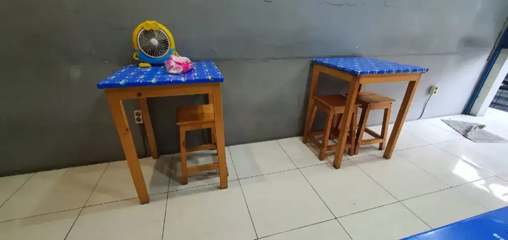 Jual Meja Bangku cocok untuk Warkop Warmindo