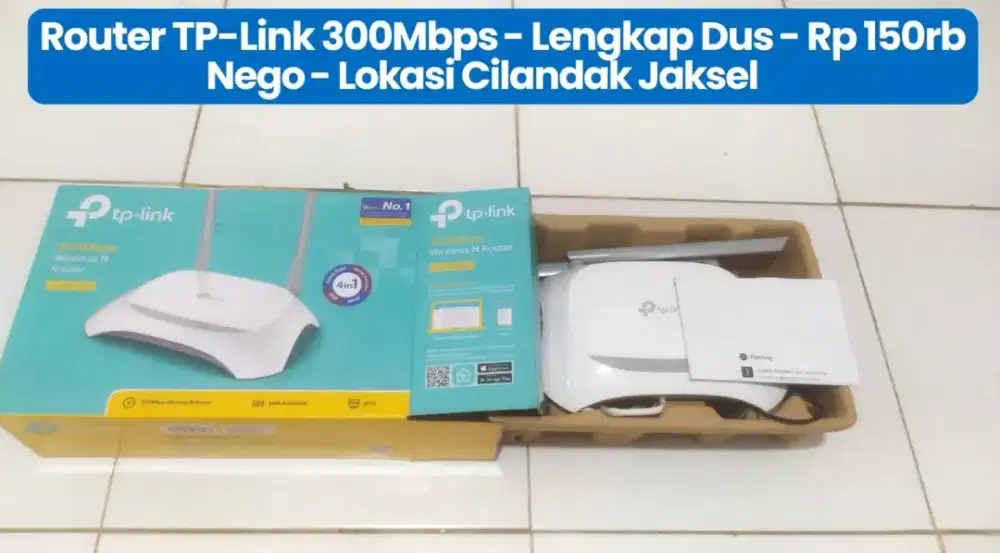 Router atau dipake 1 bulan