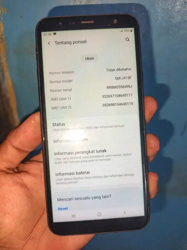 samsung j4 plus ram 2/32 normal hp cas