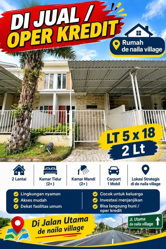 Jual cepat - oper kredit de naila vilage