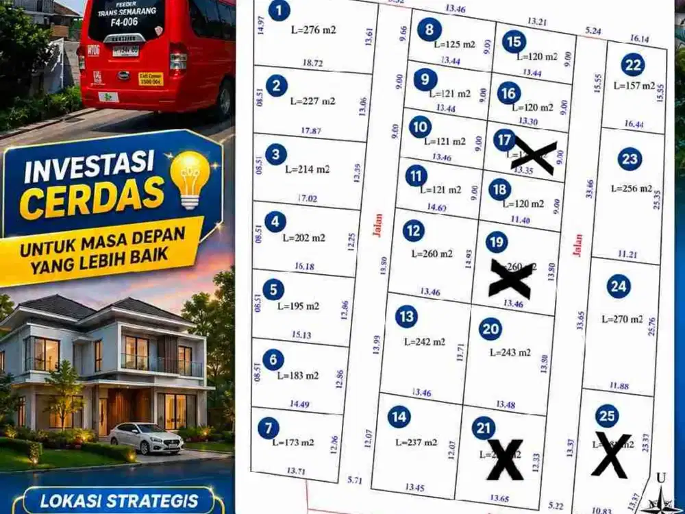 DIJUAL KAVLING CEPOKO GUNUNGPATI SEMARANG