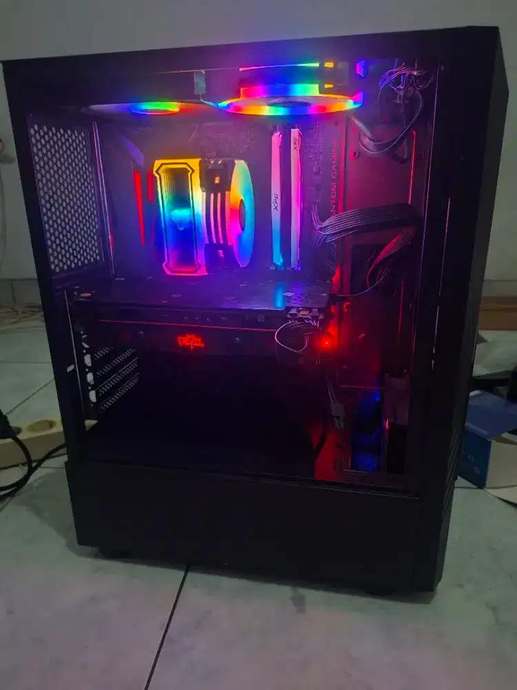 Pc Gaming Pc Fullset Streaming Core i5 gen 9 Rtx 2060 super Rx 6600 xt