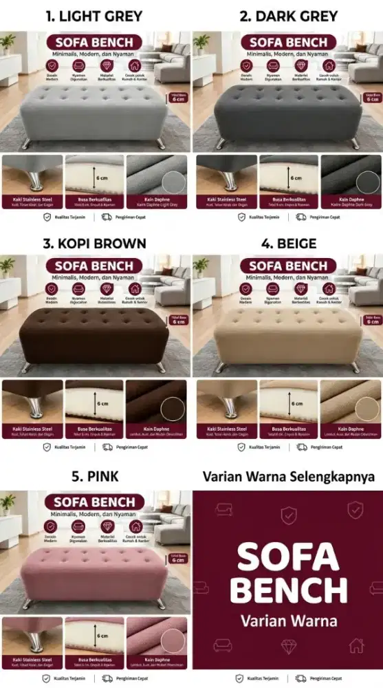 Sofa Bench Panjang Minimalis