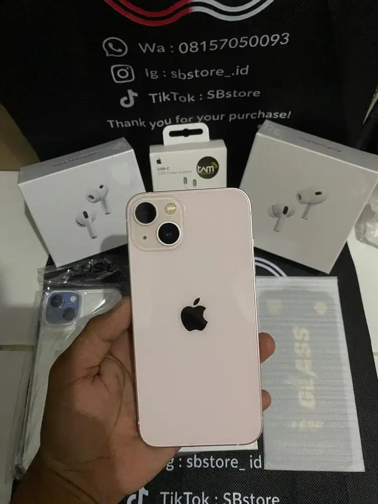 Iphone 13 128gb beacukai fulset mulus