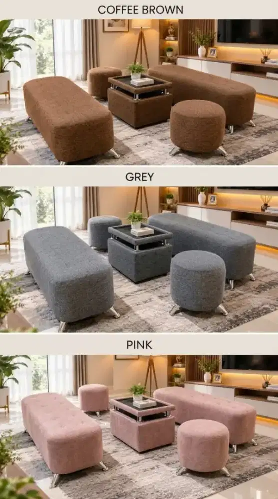 Set Sofa Bench Minimalis Lengkap
