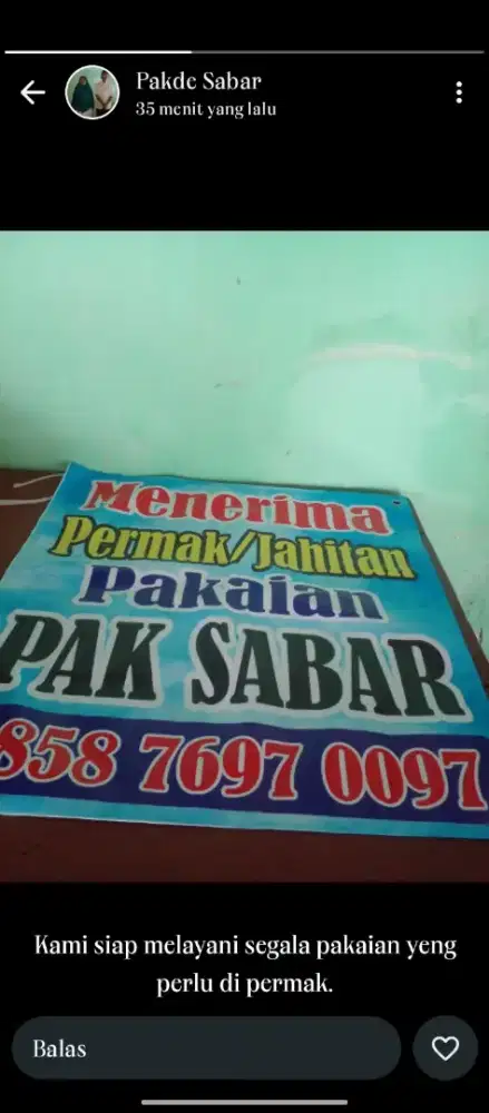 Premak pakaian segela macam bisa