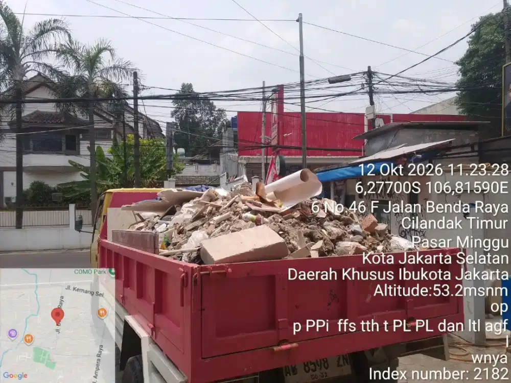 Jasa buang puing dan angkut sampah