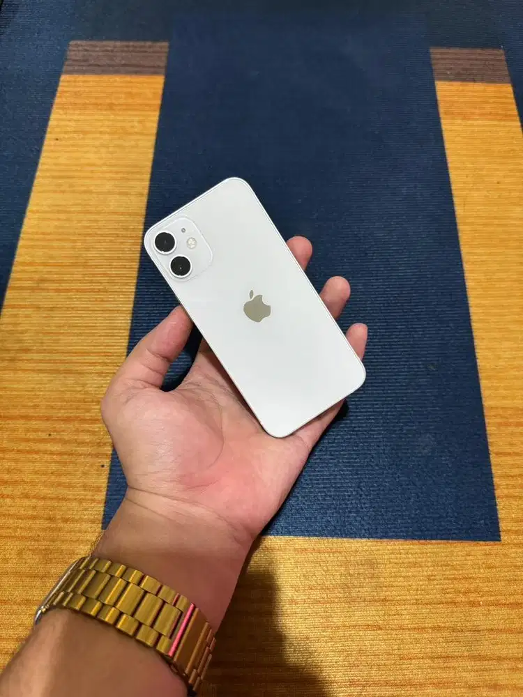 Iphone 12 Mini 128Gb White Putih Fullset Mulus Nominus