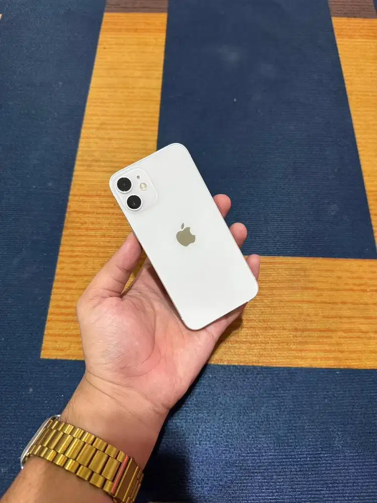 Iphone 12 Mini 128Gb White Putih Fullset Mulus Nominus