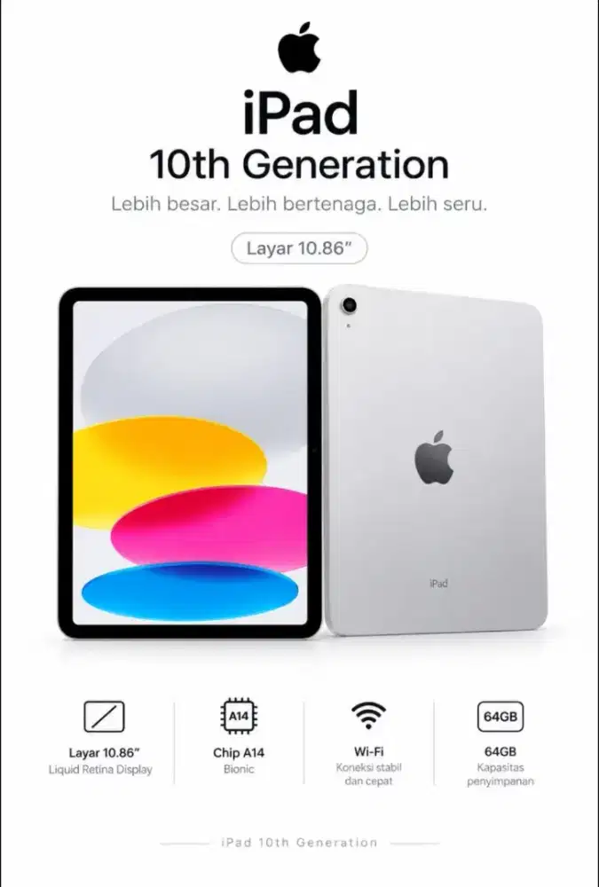 Apple iPad 10th Generation Wi-Fi 64GB