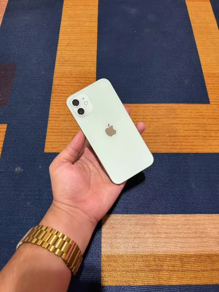 Iphone 12 128Gb Green Hijau Fullset Mulus Nominus
