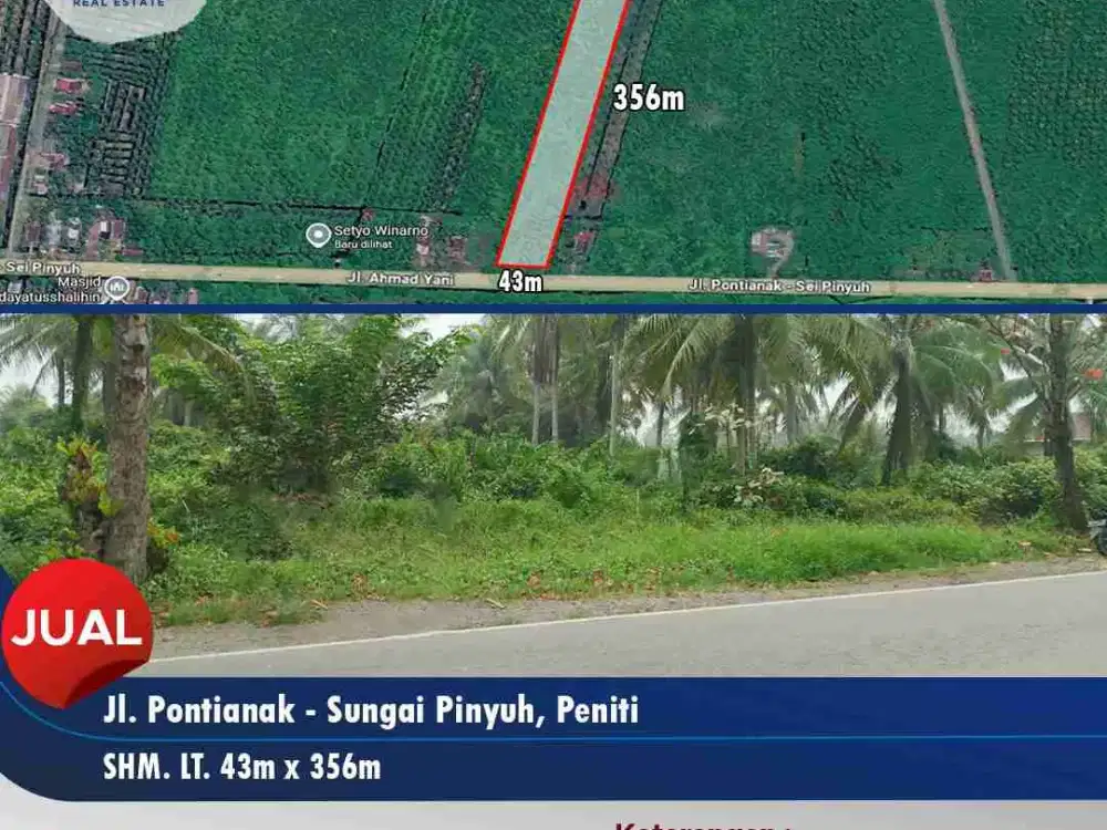 Lahan tepi jalan