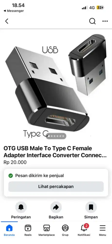 Type c female to usb male Type c female to usb male