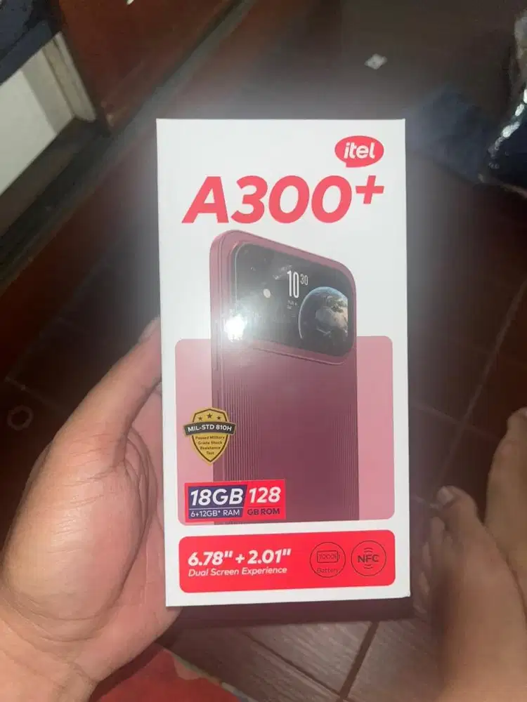 Itel A300+ 128/6 GB NFC duo Layar