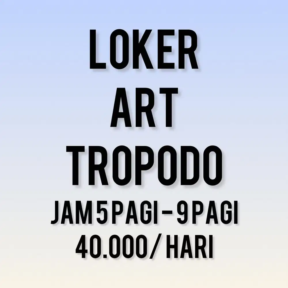 Loker ART area tropodo