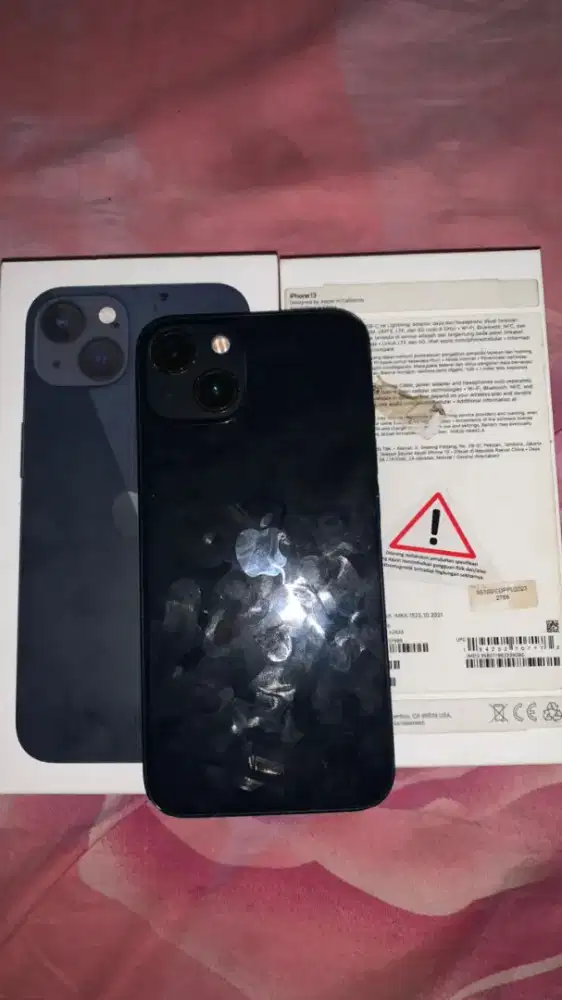 iphone 13 128gb midnight FULLSET RESMI IBOX