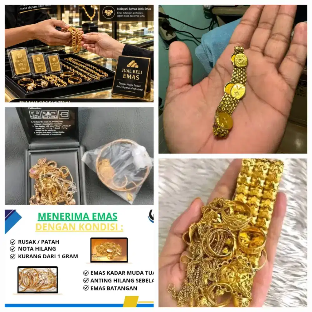 Terima Jual Emas dan Berlian Tanpa Surat Bisa Cod
