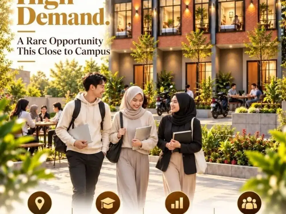 Dijual Kost Kosan Murah 7 Kamar Dekat Kampus UI Depok, Nego