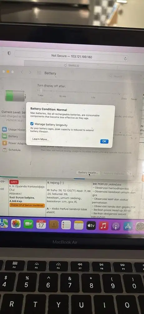 Macbook Air 2020 Intel Core i3
