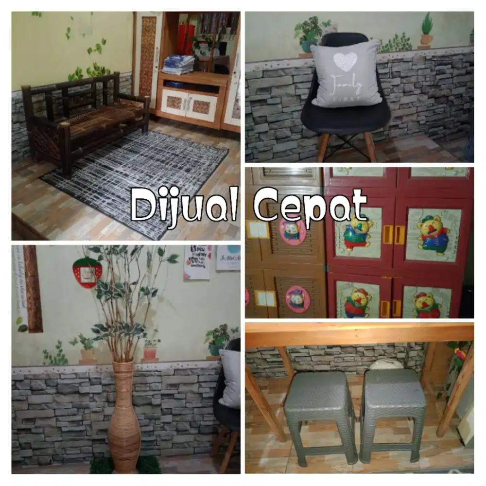 Dijual cepat perabotan dan dekorasi rumah